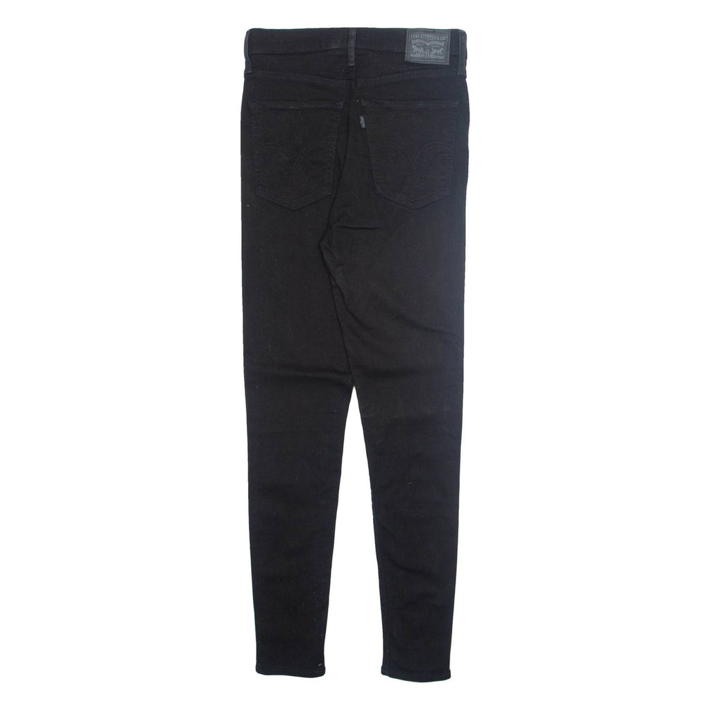 LEVI'S Womens Trousers Black Slim Tapered W29 L30