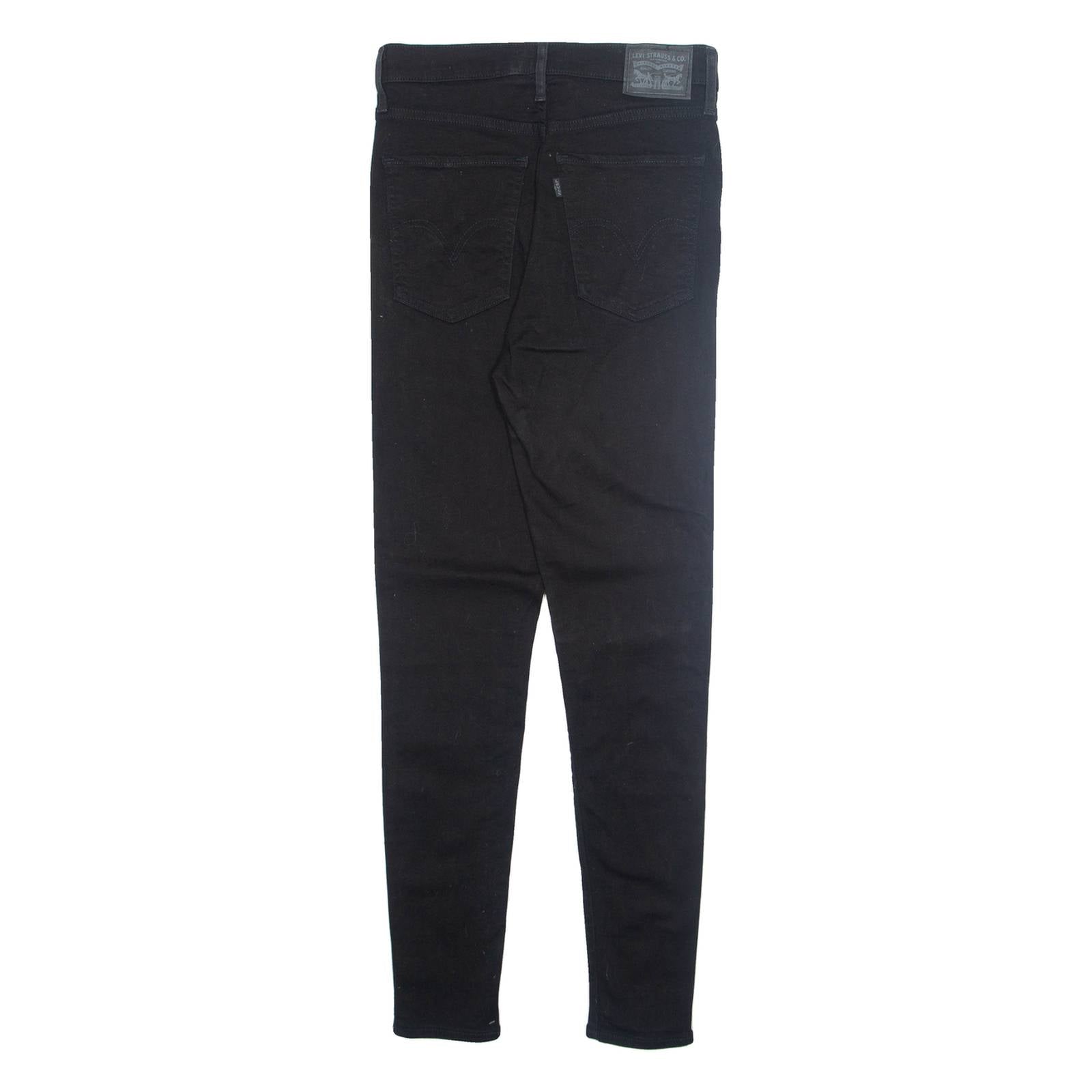 LEVI'S Womens Trousers Black Slim Tapered W29 L30