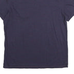 CALVIN KLEIN Mens Blue Short Sleeve Plain M Cotton Button Pocket Polo Shirt