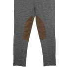 HENRY COTTONS Womens Viscose Blend Grey Regular W32 L28 Trousers Zip Closure