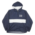 CHARLES RIVER Mens Navy & White University Of Texas Jacket M Polyester Blend Zip