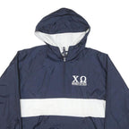 CHARLES RIVER Mens Navy & White University Of Texas Jacket M Polyester Blend Zip