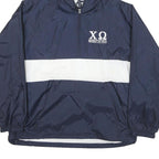 CHARLES RIVER Mens Navy & White University Of Texas Jacket M Polyester Blend Zip