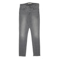 LEVI'S 311 Womens Slim Grey Denim Jeans W29 L30 Stretch Cotton Blend Zip