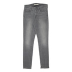 LEVI'S 311 Womens Slim Grey Denim Jeans W29 L30 Stretch Cotton Blend Zip
