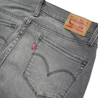 LEVI'S 311 Womens Slim Grey Denim Jeans W29 L30 Stretch Cotton Blend Zip