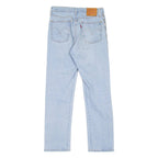 LEVI'S 501 Jeans Spell-Out Premium Womens Blue Regular Straight W26 L28