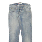 LEVI'S 571 Womens Jeans Blue Slim Straight Denim Light W27 L26 Classic Fit
