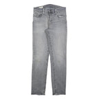 LEVI'S 511 BIG E Mens Slim Grey Denim Medium W30 L32 Classic Zip Jeans