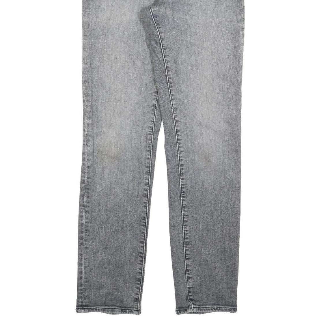 LEVI'S 511 BIG E Mens Slim Grey Denim Medium W30 L32 Classic Zip Jeans