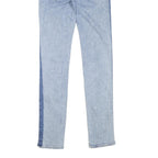 JACK AND JONES Mens Slim Light Blue Denim Stone Wash W28 L31 Contrast Side Panel