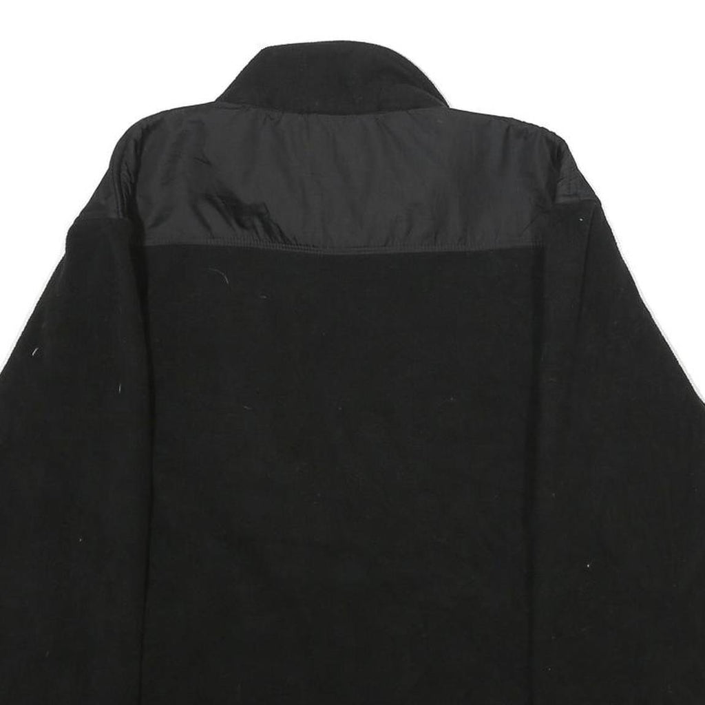 NEW BALANCE Mens Black Jacket S Polyester Zip Plain Sports Casual