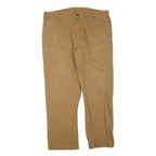 DICKIES Mens Beige Regular Straight Denim Light W42 L32 Workwear Zip Fly