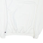 CHAMPION Mens White Cotton Blend Crew Neck M Plain Pullover Sweatshirt