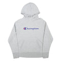 CHAMPION Mens Grey Hoodie M Cotton Blend Pullover Sweatshirt