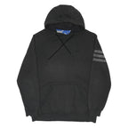 ADIDAS ORIGINALS Mens Black Hoodie L Pullover Cotton Blend Casual