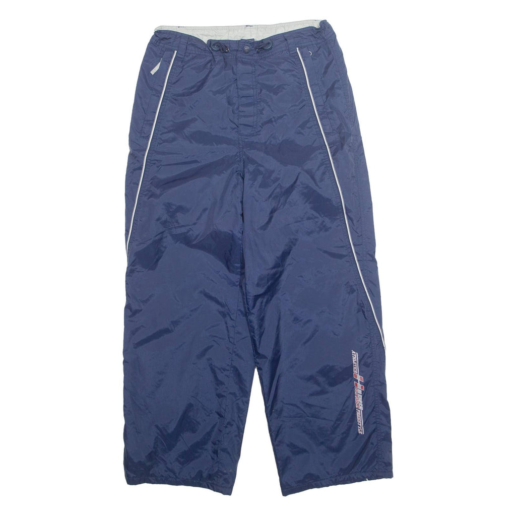 TOMMY HILFIGER Mesh Lined Mens Rain Trousers Blue 90s Straight S W29 L27