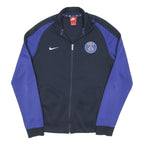 NIKE Mens Navy Blue Purple Paris Saint Germain Track Jacket M Polyester Blend
