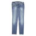 DIESEL Womens Jeans Blue Slim Skinny Denim Light W30 L33 Classic Style