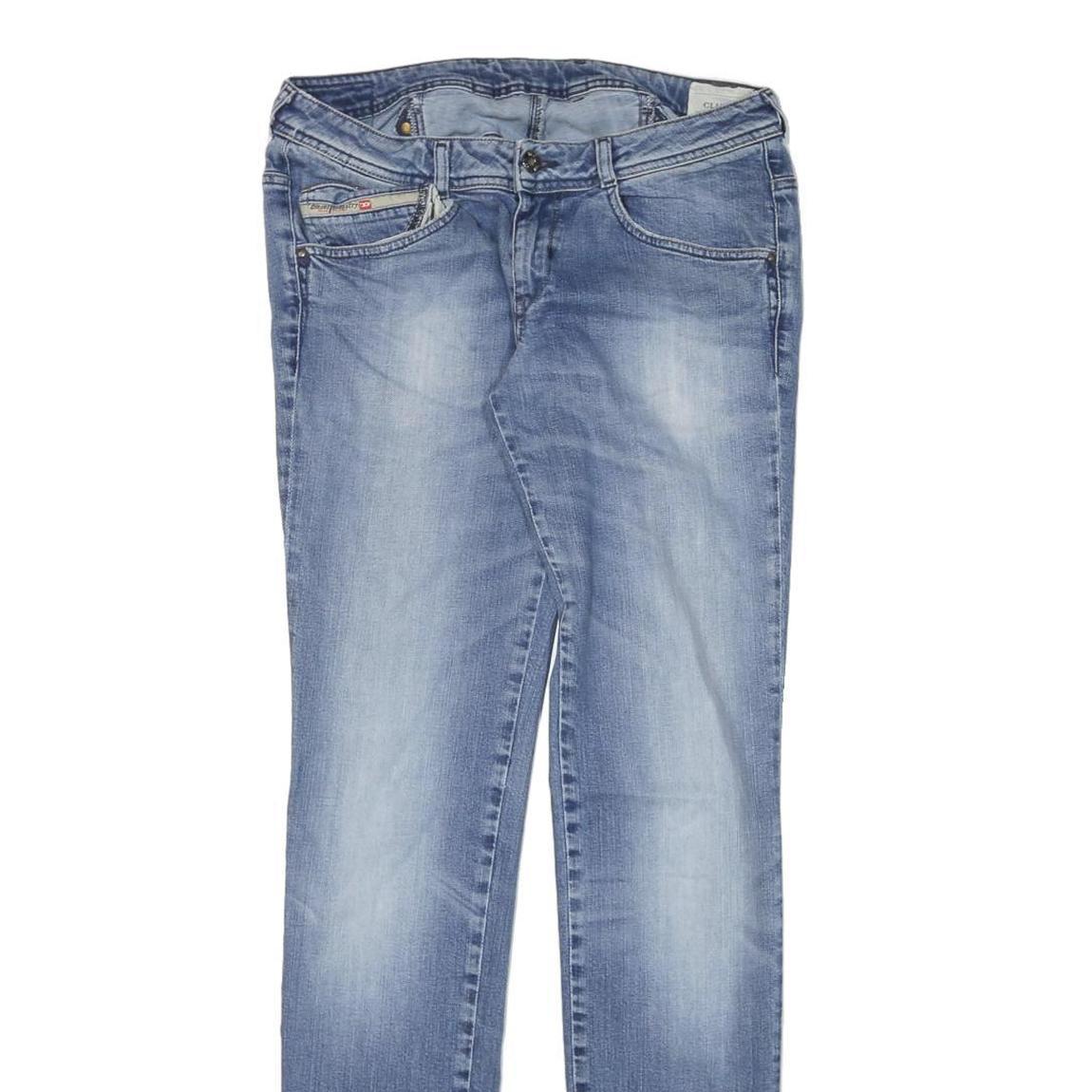 DIESEL Womens Jeans Blue Slim Skinny Denim Light W30 L33 Classic Style