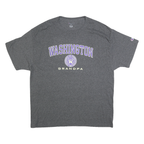 CHAMPION Mens Grey Washington Grandpa Graphic T-Shirt XL Crew Neck Short Sleeve