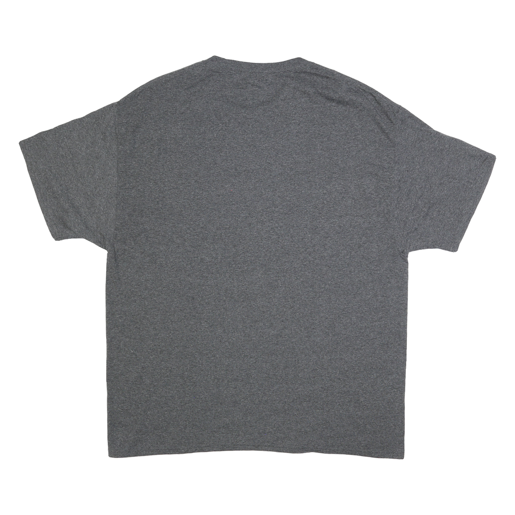 CHAMPION Mens Grey Washington Grandpa Graphic T-Shirt XL Crew Neck Short Sleeve