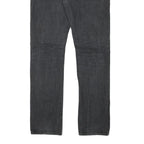 CALVIN KLEIN Mens Regular Fit Straight Leg Denim Dark Jeans W32 L32 Zip Closure