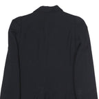 ZARA WOMAN Womens Black Jacket S Polyester Blend Button Plain Tailored Blazer