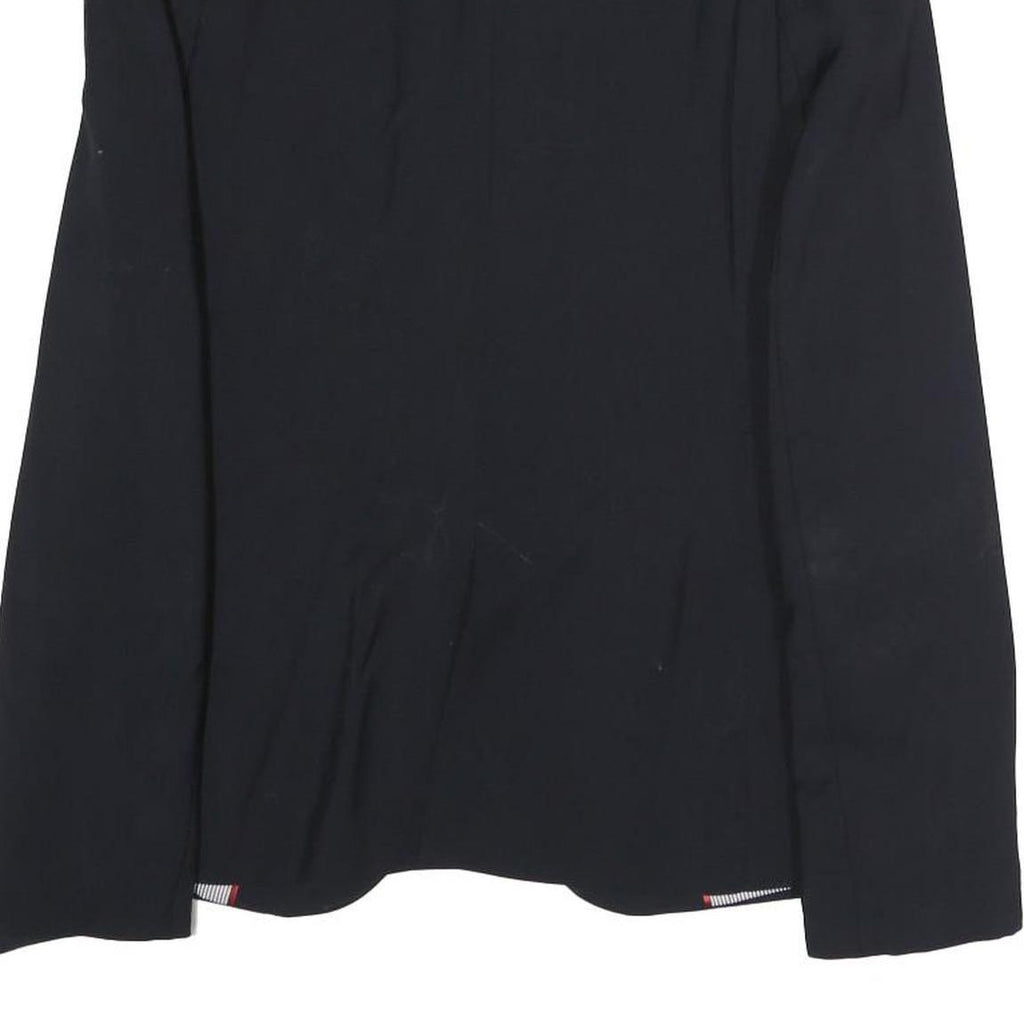 ZARA WOMAN Womens Black Jacket S Polyester Blend Button Plain Tailored Blazer