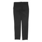 LA REDOUTE Womens Regular Fit Black Cotton Blend Trousers W31 L41 Zip Pockets
