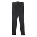 LEVI'S Big E Mens Slim Black Skinny Denim Raw W32 L36 Cotton Blend Zip Jeans
