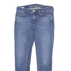 CALVIN KLEIN JEANS Womens Blue Slim Skinny Denim Medium W28 L26 Stretch Cotton