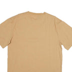 KARL KANI Mens Beige T-Shirt L Short Sleeve Crew Neck Signature Logo