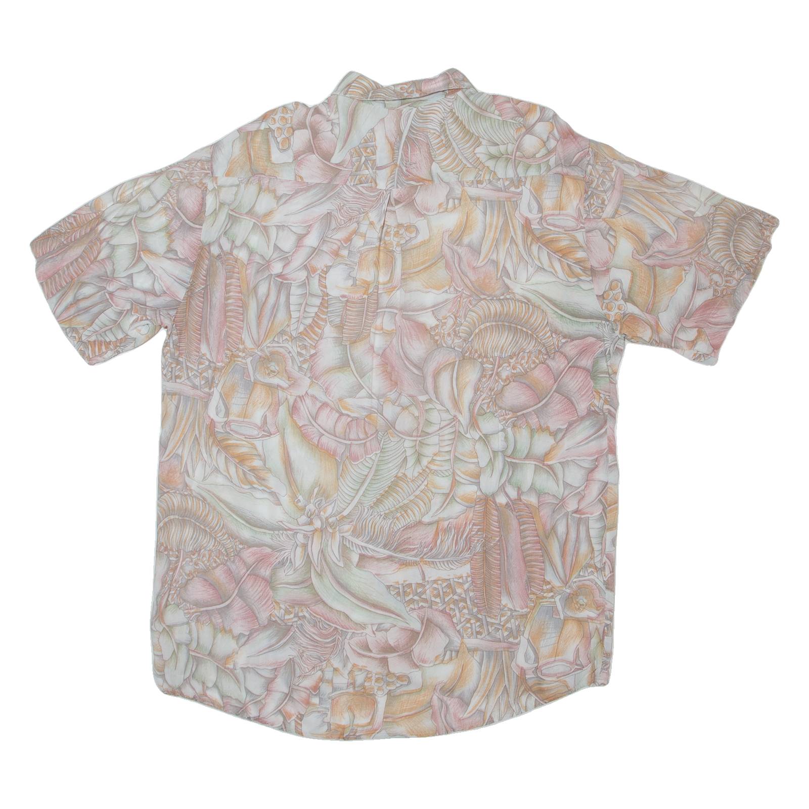 Mens Shirt Pink Crazy Pattern L