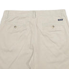 CHAPS Mens Shorts Beige Casual Plain L W34 Classic Cotton Summer