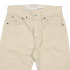 DIESEL Mens Shorts Beige Casual Plain M W29 Comfortable Cotton