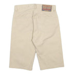 DIESEL Mens Shorts Beige Casual Plain M W29 Comfortable Cotton