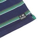 CANTERBURY Mens Navy Green Striped IRFU Cotton Blend Polo Shirt 2XL Rugby