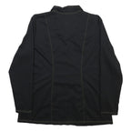 DICKIES Womens Black Workwear Polyester Blend Jacket L Zip Plain Durable Casual