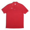 KAPPA Mens Red Short Sleeve Plain 2XL Cotton Blend Polo Shirt Classic Fit