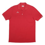 KAPPA Mens Red Short Sleeve Plain 2XL Cotton Blend Polo Shirt Classic Fit