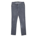 Womens Slim Blue Denim Skinny Leg Cotton Blend Zip Jeans W30 L30 Skinny Fit