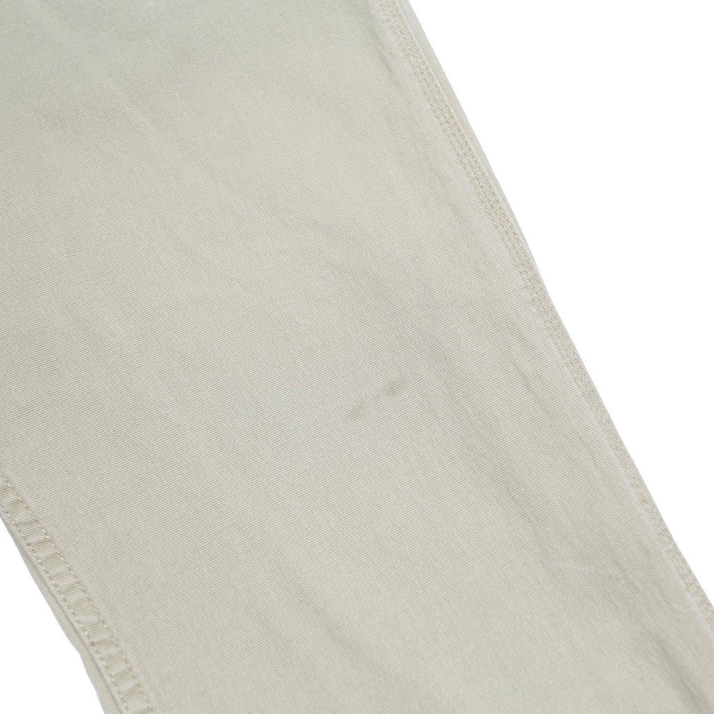 CARHARTT Mens Relaxed Beige Cotton Blend Trousers W32 L27 Workwear Zip Closure