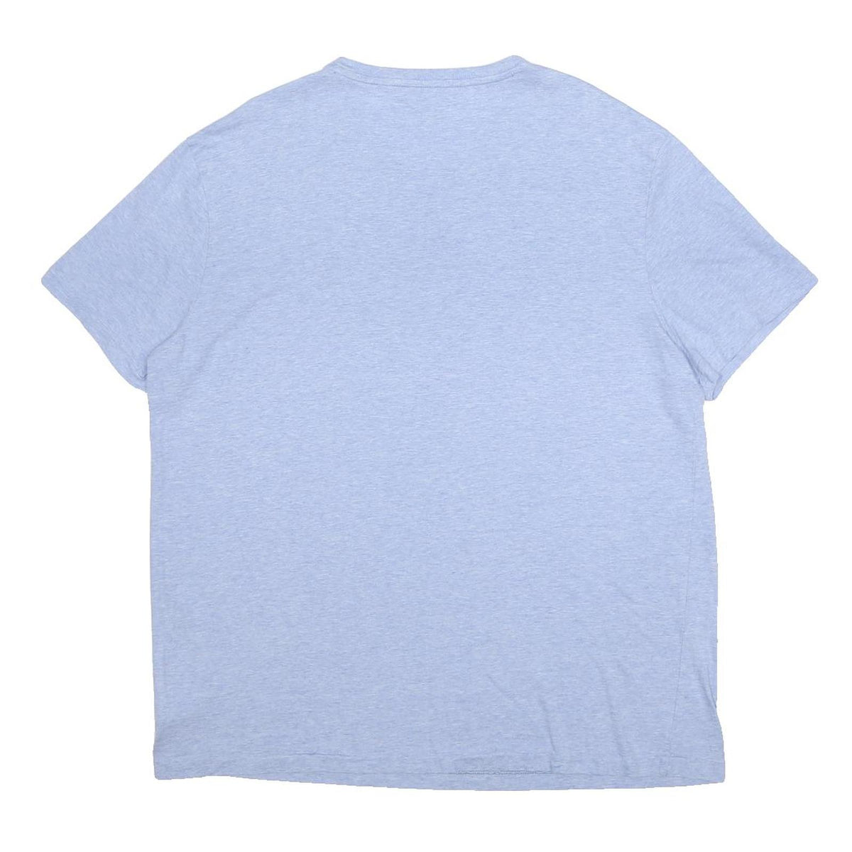 POLO RALPH LAUREN Mens Blue V-Neck Cotton T-Shirt XL Classic