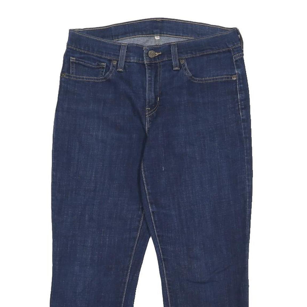 LEVI'S Womens Jeans Blue Regular Straight Denim Medium W28 L23 Classic Fit Zip