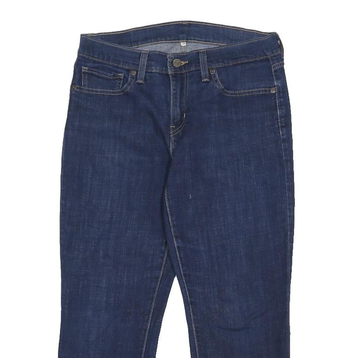 LEVI'S Womens Jeans Blue Regular Straight Denim Medium W28 L23 Classic Fit Zip