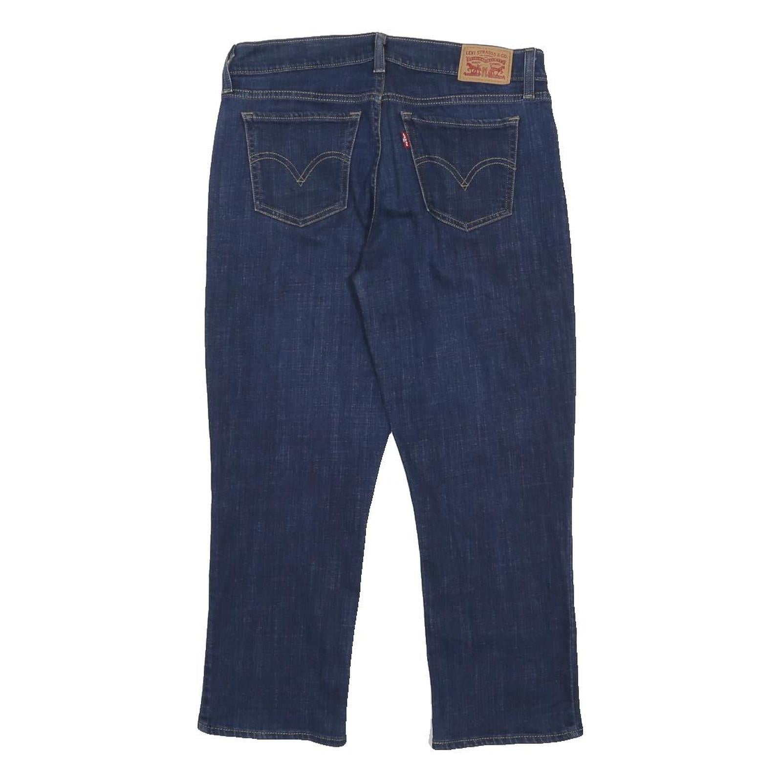 LEVI'S Womens Jeans Blue Regular Straight Denim Medium W28 L23 Classic Fit Zip