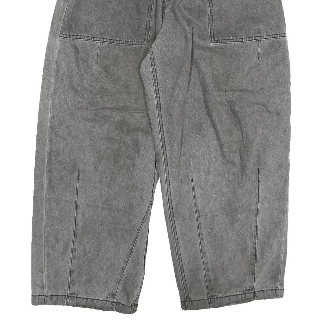 MINIMAL PROJECT Womens Grey Relaxed Wide-Leg Denim Light W28 L26 Cotton Blend