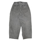 MINIMAL PROJECT Womens Grey Relaxed Wide-Leg Denim Light W28 L26 Cotton Blend