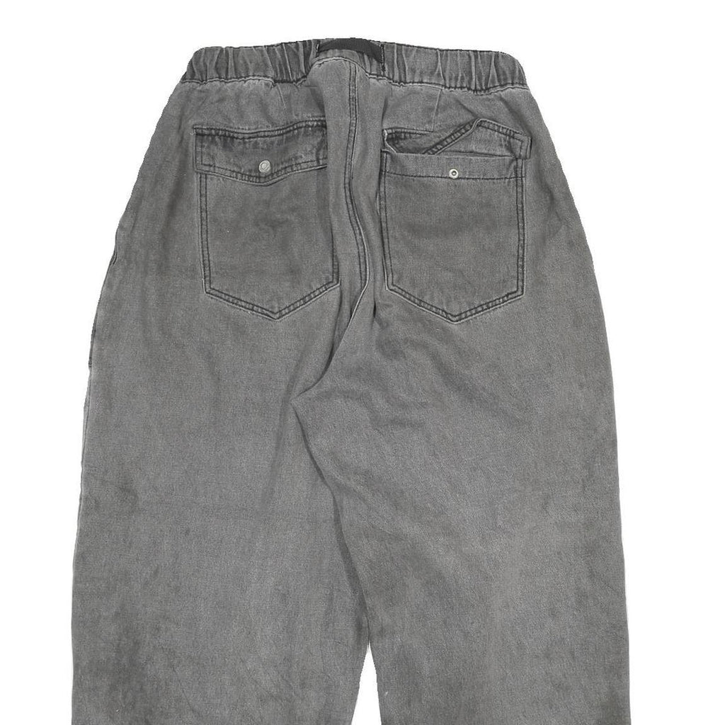 MINIMAL PROJECT Womens Grey Relaxed Wide-Leg Denim Light W28 L26 Cotton Blend